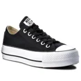 thumbnail image 1 of Tenis Converse Mujer 560250C Negro 23 cm CONVERSE Chuck Taylor en Plataforma de Lona, 1 of 5