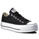 thumbnail image 1 of Tenis Converse Mujer 560250C Negro 23 cm CONVERSE Chuck Taylor en Plataforma de Lona, 1 of 5