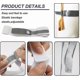 thumbnail image 2 of Anti-Slip Leg Bag Straps, Catheter Holder with Drainage Support, Adjustable Medical Straps (5pcs, Gray), 2 of 5