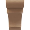 thumbnail image 2 of 7"W x 21"D x 14"H Classic New Brighton Rough Cedar Woodgrain TimberThane Corbel, Primed Tan, 2 of 6