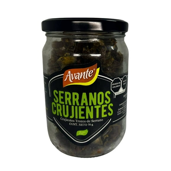 Chiles serranos Avante Gourmet crujientes 70 g