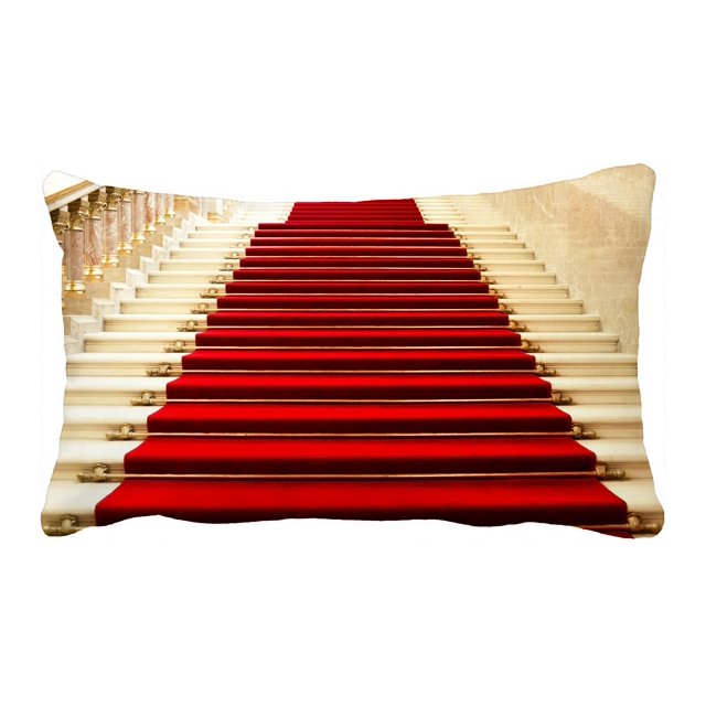 Alfombra Roja En Las Escaleras En Un Interior De Lujo ABPHQTO Funda De Almohada Protector De Almohada Cama 50x75 cm