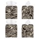 thumbnail image 2 of Balery Leopard And Zebra1 Porta Pañuelos de Cuero con Estampado – Funda Moderna Cuadrada para Caja de Pañuelos, Dispensador 5x5x5'', 2 of 7