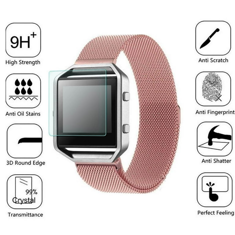Fitbit blaze top shattered glass