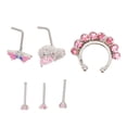 thumbnail image 2 of Anillos de Pernos de la Nariz, Joyas de Perforación de Nariz Hipo Alergénica Reutilizables Para Mujeres para Fiesta, 2 of 7