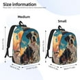 thumbnail image 3 of KLL Colorful Sky Puppy Print Travel Laptop Backpack - College Backpack Business Work Bag Nurse Bag Casual Daypack for Weekender Business Hiking -Medium, 3 of 6
