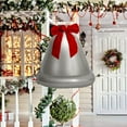 thumbnail image 4 of Silver PVC Inflatable Christmas Bell – 19.6" Giant Blow-Up Xmas Ornament for Indoor Outdoor Holiday Decor – Waterproof, Reusable Inflatable Bell for Garden, Party, Yard Decoration, 4 of 5