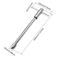 thumbnail image 2 of Unique Bargains T-Handle Tap Wrench Handle M5-M12 295mm Body Adjustable Ratcheting Tap Wrench, 2 of 4