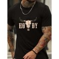 thumbnail image 1 of Camisetas casuales de manga corta y cuello redondo para hombre en verano, 1 of 6
