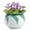 Green-White, variant on BUYMAX 8 inch African Violet Pots – Ceramic Easy Self Watering Plant Pot for Busy Plant Lovers,Modern Decor White Flower Pots