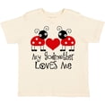 thumbnail image 3 of Inktastic My Godmother Loves Me Boys or Girls Toddler T-Shirt, 3 of 5