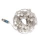 thumbnail image 4 of Cadena de luces de bola, cadena de luces de bola, cadena de 100 lámparas para tienda de campaña, cadena de luces de interior, respuesta rápida, 4 of 12