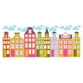 thumbnail image 2 of Young, Patty 32x17 White Modern Wood Framed Museum Art Print Titled - City Block I, 2 of 4