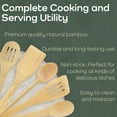 thumbnail image 5 of Bamboo Serving/Cooking Utensils - Spatula - Large - 5pcs, 5 of 6