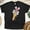 Black, variant on Pastel Pencil Teacher Tee with Bunny Ears and Bow | Unisex School Shirt, Navy, Size XL