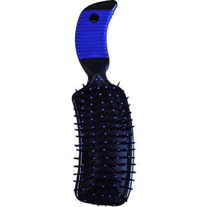Horse Grooming Accessories - Hilason Western Tack Horse Grooming Mane and Tail Curved Grip Brush