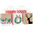 thumbnail image 1 of 5ct Medium Stiff Handle Gift Bag Bandle, 1 of 6