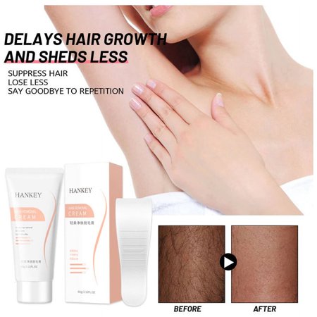 Kehuo Hair Removal Cream for Women Men Depilatory Cream for Sensitive Skin and Private Area-Unwanted Hair In Underarms Pubic & Bikini Area-Gentle Beauty & Personal Care(1 Set)