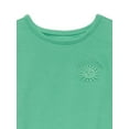 thumbnail image 3 of Garanimals Toddler Girl Short Sleeve Eyelet Flutter T-Shirt, Sizes 18M-5T, 3 of 4