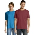 thumbnail image 1 of Hanes Mens ComfortWash Garment Dyed Short Sleeve Pocket Tee, S, Cayenne, 1 of 5