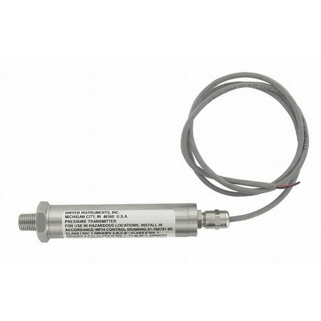 Dwyer Pressure Transmitter,0 to 300 psi,IP66 IS626-13-GH-P1-E1-S1