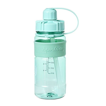 

Wojeull Water Bottle 1000ML Sports Bottle With Straw Large Capacity PC Fitness Outdoor Drinking Kettle