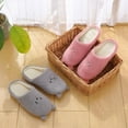 thumbnail image 3 of House Slippers for Women, Anti-Slip Fuzzy Slippers Cozy Warm Women Slippers Indoor & Outdoor with Memory Foam and Fluffy Lining for Winter, 3 of 8
