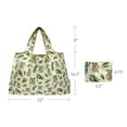thumbnail image 2 of Wrapables Large Foldable Tote Nylon Reusable Grocery Bags, 6 Pack, Natures Harmony, 2 of 7