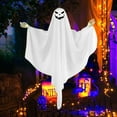 thumbnail image 6 of Uutvery Halloween Ghost Hanging Ornament with Hand Bones, Non Glowing Hanging Ghost Decoration with Spooky Expression, Flying Ghost Decorations for Front Yard Patio Lawn Garden Party Decor, 6 of 9