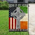 thumbnail image 6 of Irish In My Veins - American In My Heart Flag - Garden Flag (11.5" x 17.5"), 6 of 10