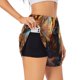thumbnail image 1 of Balery Prairie Meditating Raccoon Pantalones cortos deportivos para mujer con forro y dos bolsillos, elásticos, para entrenamiento, gimnasio, yoga-Small, 1 of 7