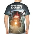 thumbnail image 6 of Unisex 3D Print Choo Choo Charles T Shirts Graphic Design Casual Summer Short Sleeve Fashion Tees Shirt for Men Women, 6 of 8