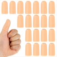 thumbnail image 2 of 20 Protectores de Dedos de Silicona de Color Beige, Vendaje para el Pulgar, Puntas de Goma para los Dedos, Protector para el Pulgar, 2 of 5