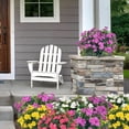 thumbnail image 6 of BESEW7 Outdoor Artificial Impatiens Flowers Fake Plants for Porch Patio Balcony Window Box Spring Summer Garden Home Decoration Yellow, 6 of 9