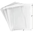 thumbnail image 2 of 888 Display USA - 4" x 6" 100 Bags of Ultra Clear Treat, Bakery, Candle, soap, Cookie Bags w/Adhesive Seal 4"x6" - 100 Count, Ultra Clear, 2 of 2