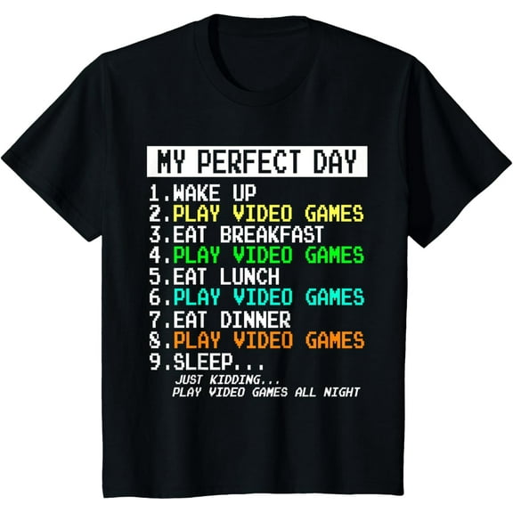 Gaming Apparel Video Game Gamer Gifts Boys Funny Humor T-Shirt