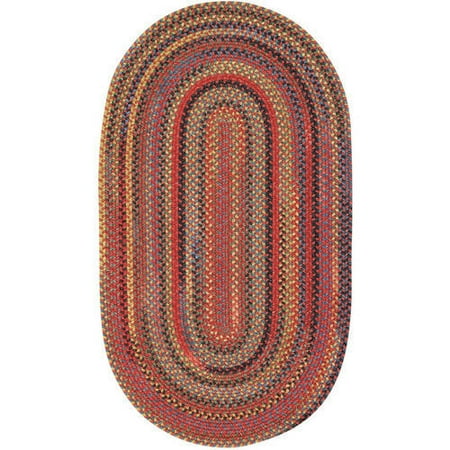 High Rock Oval Braided Stair Tread, 8" x 28"