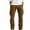 Khaki, variant on Fesfesfes Plus Size Pants for Men Cargo Pants Trousers Work Wear Cargo Pants 6 Pocket Full Pants