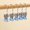 Blue, variant on COM1950s Stainless Steel Hanging Clips,360 Rotating Hooks for Space Saving Storage,Multi Use Clothespins with Rubber Coating,Travel Laundry Hooks for Pants Hats Towels