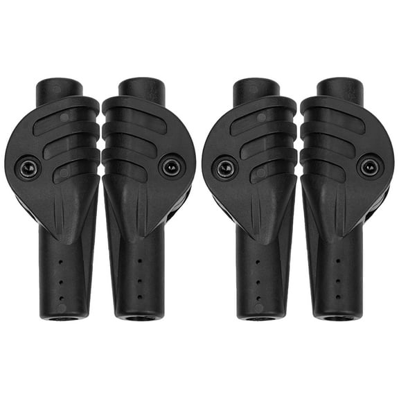 HOMEMAXS 4 Pcs Camper Tent Accessories for Camping 8.00X3.00X2.50CM Black