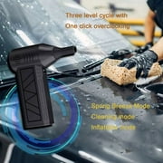 Mini Turbo Fan Blower, Handheld Electric, Powerful Wind Speed 2500mAh Brushless Motor Mini Fan for Snow Blowing