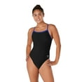 thumbnail image 1 of Speedo Maillot de Bain une Pièce pour Femmes Endurance+ Flyback Entraînement Adulte - Noir/bleu, D42, 1 of 2