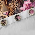 thumbnail image 4 of Homewish 3D Leopard Animal Blackout Curtains Set of 2 (52x84 Each), Jungle Cheetah Wildlife Window Curtains, Modern Fashion Curtains and Drapes, Blackout Curtains Room Decor, 4 of 6