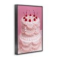 thumbnail image 3 of Stupell Industries Eclectic Pink Cherries Cake Black Framed Giclee Art, 16 x 24, by LISH Creative, 3 of 8