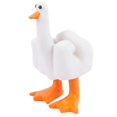 thumbnail image 4 of Middle Finger Duck Decoration Funny Little Duck Resin Figurine Ornament Decor Resin Craft Decoration Sculpture Statue for Home Office Desktop Housewarming Gift, 4 of 5