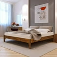 thumbnail image 5 of Acacia Mervyn Solid Wood Bed Frame Without headboard King Caramel, 5 of 7