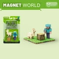 thumbnail image 1 of Conjuntos temáticos de bloques de construcción magnéticos de Minecraft: leñador, 1 of 3
