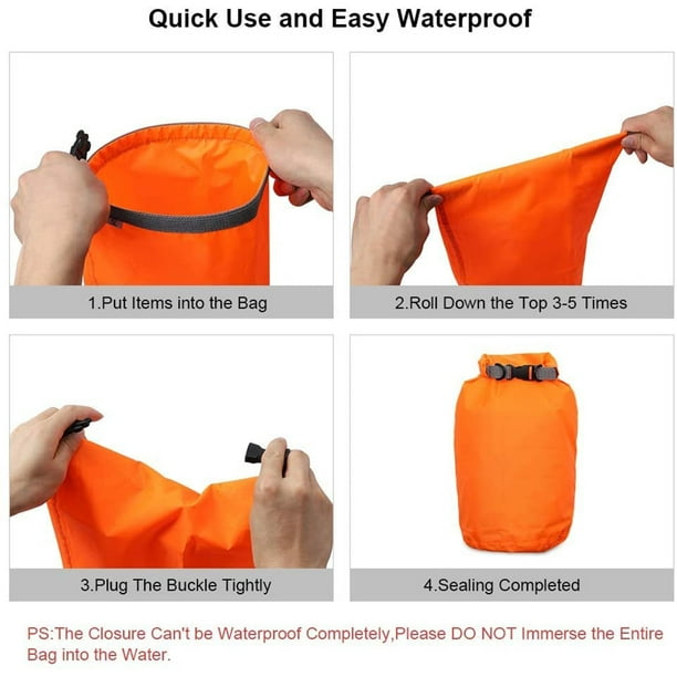 Floating Waterproof Dry Bag 10L/20L/40L, Roll Top Sack Keeps Gear Dry for  Kayaking, Rafting, Boating, Swimming, Camping, Hiking, Beach, Fishing - Sky  blue 