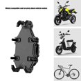 thumbnail image 2 of Vibration Resistant Motorcycle Phone Mount Holder Handlebar Mobiles Mount Stand, 2 of 12