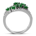 thumbnail image 4 of Unique 2 Carat Green Emerald and Diamond Ring for Women, 4 of 4